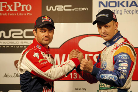 To konkurrenter nu - i 2012 teamkollegaer
(Foto: Ford Abu Dhabi World Rally Team)